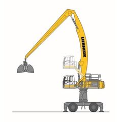  Mobilbagger Materialumschlag Liebherr LH 60 M High Rise Port Industry Litronic 12463031